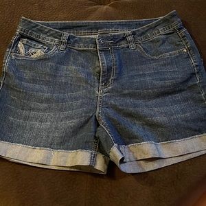 Jean shorts by JW, like new.